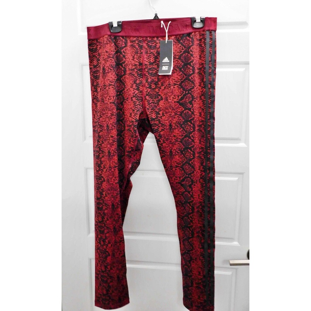 Adidas Ivy Park Cherry‎ Wood Red/Black Mens Tights HI1953 sz 2XL